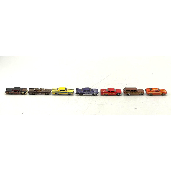 Lot of 7 Hot Wheels Low Rider Dodge Challenger Vehicle Diecast Retro Model Car - Picture 14 of 16